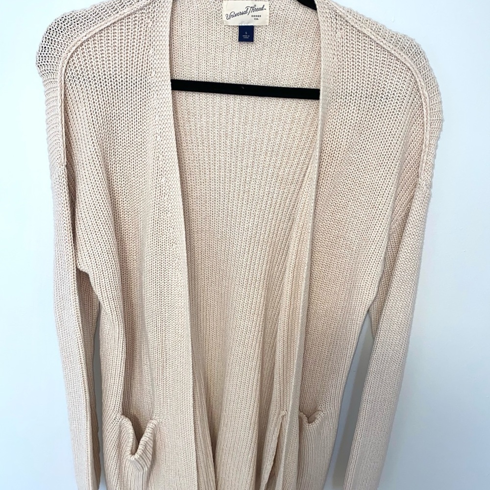 Cream knit cardigan